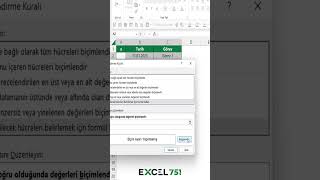 Excelde Kontrol Listesi Check List Hazırlama  EXCEL 751  shorts exceldersleri kurumsaleğitim [upl. by Nala599]