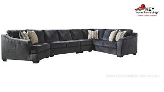 Ashley Eltmann 4 Piece Sectional 41303L4  KEY Home [upl. by Carissa]