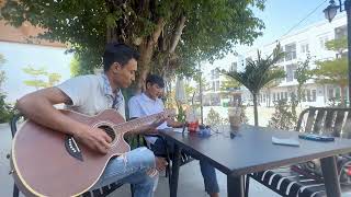 នឹកអូនពេលភ្លៀងធ្លាក់​​នីកូ guitar acoustic [upl. by Pincince]