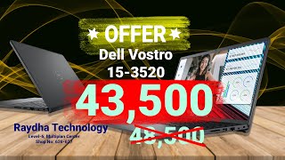 Dell Vostro 15 3520 Dell DOS Black 8GB Ram512 SSD Raydha Technology dell [upl. by Aron65]