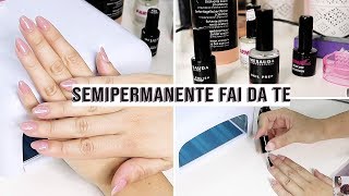 TUTORIAL SEMIPERMANENTE A CASA [upl. by Narej313]