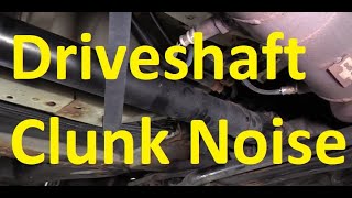 5 Causes Driveshaft Clunk When Accelerating or Decelerating [upl. by Skrap]