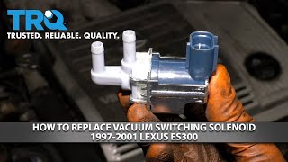 How to Replace Vacuum Switching Solenoid 19972001 Lexus ES300 [upl. by Baker]