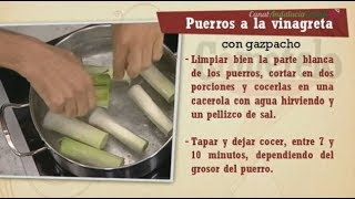 Repaso Puerros a la vinagreta con gazpacho [upl. by Eiramalegna565]