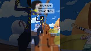 Straw hats fashion show onepieceanimeedit onepiece anime [upl. by Limay218]