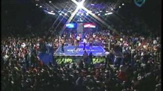 CMLL 020609 Místico Volador Jr La Sombra VS Mr Niebla Felino Negro Casas 33 [upl. by Cypro]