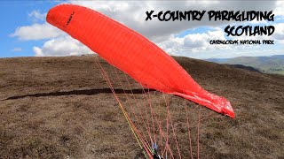 Paragliding XCountry  Cairngorms Scotland [upl. by Neenaj618]