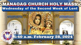 CATHOLIC MASS OUR LADY OF MANAOAG CHURCH LIVE MASS TODAY Feb 28 2024 540am Holy Rosary [upl. by Eelirrem]