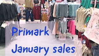 PRIMARK HAUL 2018 JANUARY SALES [upl. by Odirfliw857]