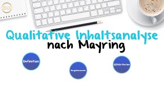 Qualitative Inhaltsanalyse Mayring ✅ Vorgehensweise amp Beispiele [upl. by Dorey]