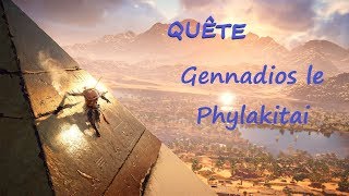 Assassins Creed Origins  Quête  Gennadios le Phylakitai [upl. by Hines]