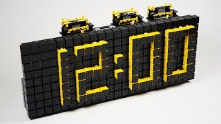 3D Digital LEGO Clock  Time Twister 4 [upl. by Yadnus]