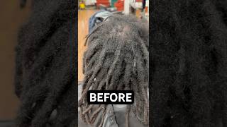 Locs Maintenance locs maintenance hairstyle naturalhair hair beforeandafter braids shorts [upl. by Noerb]