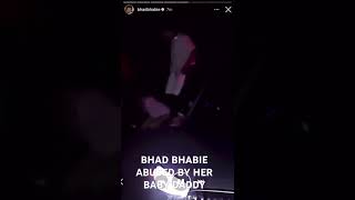 Bhad Bhabie Being Abused By Her Baby Daddy [upl. by Odlauso134]