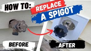 How To Replace An Outdoor Spigot  Frost Free [upl. by Ofilia]