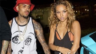 Chris Brown amp Karrueche Tran Kiss amp Make up in a Club after Rihanna Drama [upl. by Itisahc]