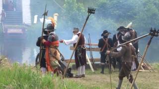 The 80 years war reenactment in Bourtange in the Netherlands [upl. by Shelia909]