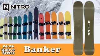 2425 NITRO SNOWBOARDS ナイトロ スノーボード QUIVER BANKER 【クイーバー】【バンカー】 [upl. by Alban109]