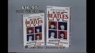 The Beatles Live VHS Ad 1986 windowboxed [upl. by Yeslah584]