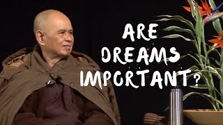 Are dreams important  Thich Nhat Hanh answers questions [upl. by Ettezel323]