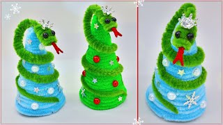 🐍Змея  Символ Года 2025 🐍 Новогодняя Ёлочка своими рукамиChristmas DIY [upl. by Aenea]