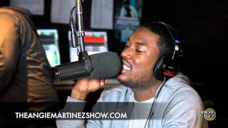 Meek Mill Freestyle On The Angie Martinez Show WDj Enuff on HOT97FM [upl. by Hamish]