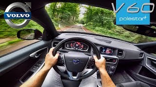 367HP Volvo V60 POLESTAR 20 TURBO amp SUPERCHARGED POV Test Drive by AutoTopNL [upl. by Hael]