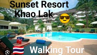 Khao Lak Sunset Resort walking tour beach walk from Khao Lak Bayfront Resort [upl. by Utir628]