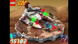 Lego Diorama MOC 75182 republic Fighter Tank legostarwars legoclonewars moc [upl. by Ally]