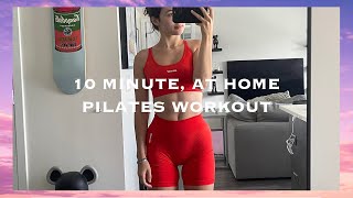 10MIN Pilates burn  strong  toned [upl. by Reizarf]