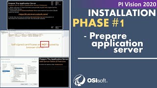 PI Vision 2020 Installation  Phase 1  Prepare the Application Server [upl. by Asina]