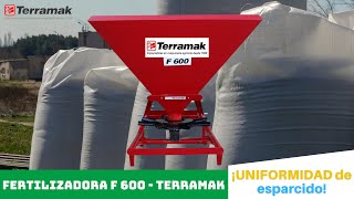 FERTILIZADORA F 600 Terramak  ¡UNIFORMIDAD deesparcido🔴 [upl. by Yetti]