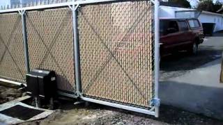 Aluminum Cantilever Gate  Nanticoke Fence [upl. by Tolland]