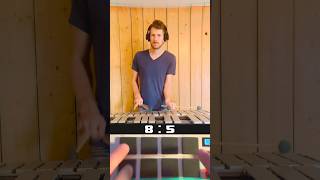 All polyrhythms from 5 against 8 to 5 against 1 👽 polyrhythm percussion vibraphone drummer [upl. by Aihsinat]