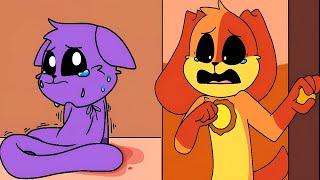 Catnap x Dogday Poor Pregnant Cat Part 2 Poppy Playtime Chapter 3 Comic Dub [upl. by Furnary147]