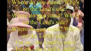 Whos on the Lords Side by Rev Timothy Wright and the Timothy Wright Concert Choir [upl. by Somisareg]