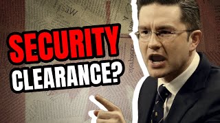 Why Wont Poilievre Get Security Clearance [upl. by Eanrahs]