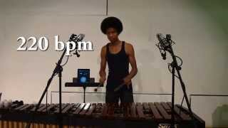 Marimba Skillz Super Fast Alternating Double Laterals [upl. by Reiners]