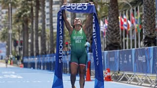 Lizeth Rueda primer ORO de la historia en triatlón para México [upl. by Elleimac]