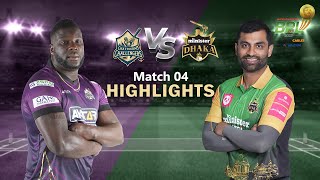 Chattogram Challengers vs Minister Group Dhaka  4th Match  Highlights  Season 8  BBPL 2022 [upl. by Eugene]