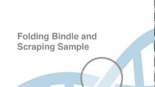 Folding a Paper Bindle and Scraping Sample [upl. by Ailaza]