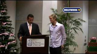 Aaron Carter serves Millions of Milkshakes at StFrancis Hospital [upl. by Morehouse815]