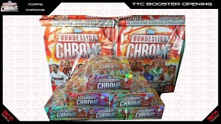 Topps Bundesliga Chrome 2015 2xDisplay 72 Booster Unboxing Opening Trikot [upl. by Madden]