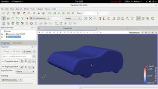 Flow simulation around a car in OpenFOAM® Part 1 tutorial [upl. by Enelam]