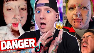 Eyelid Piercings Are DERANGED  New TikTok Piercing Fails 31  Roly [upl. by Oel909]