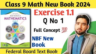 Class 9 Math Exercise 11 Question 1 NBF Maths Federal Board Ex 11 Q 1 National Book Foundation [upl. by Aydidey]