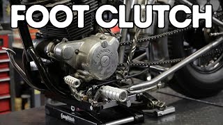 Honda Rebel 250 Bobber Build Part 6  Making the Foot Clutch [upl. by Phoebe749]