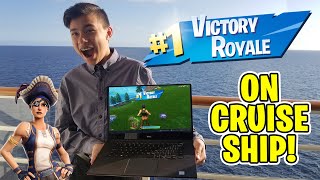 I Won FORTNITE on a CRUISE SHIP [upl. by Trillby566]