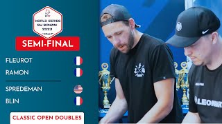 2023 ITSF World Series Bonzini  Classic Open Doubles SemiFinal  FLEUROTRAMON vs SPREDEMANBLIN [upl. by Ciro308]