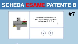 SCHEDA ESAME PATENTE B 2024 7 [upl. by Ajup]